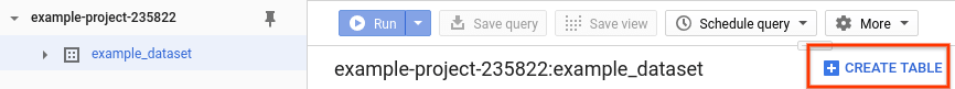 snapchat to bigquery: export csv to bigquery create able